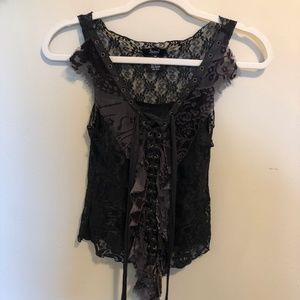 Seven7 for Expressed Lace Tank Top sz M